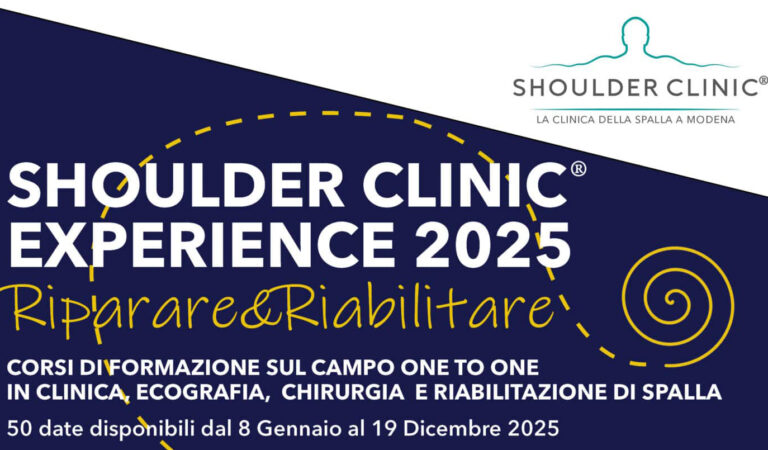 Corso Shoulder Clinic Experience 2025: Riparare & Riabilitare